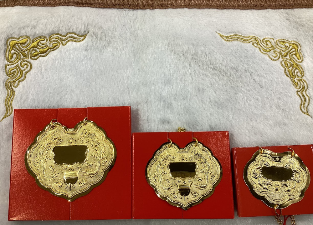 雙龍神明金牌(1錢)