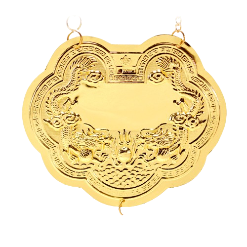 雙龍神明金牌(1錢)